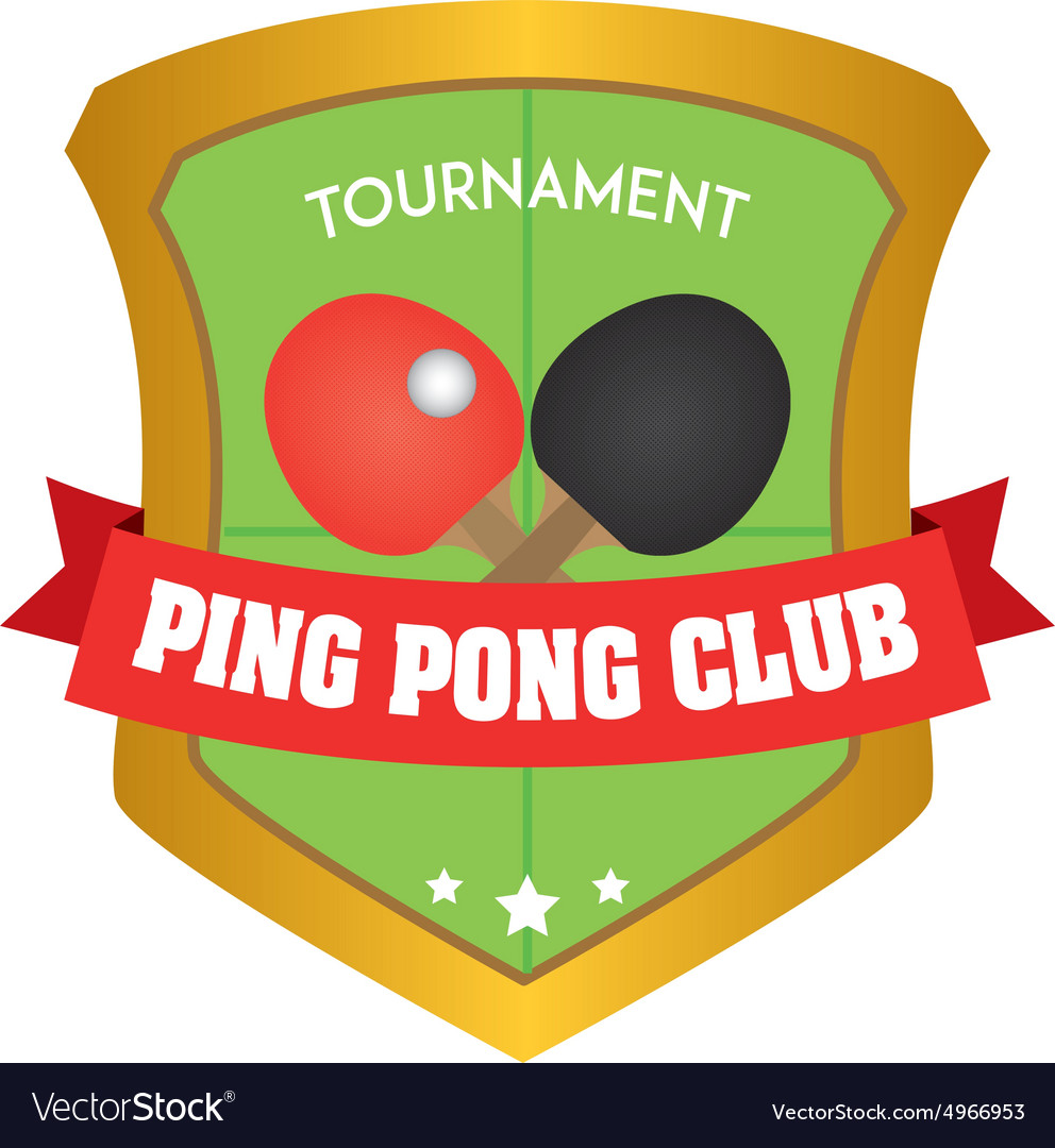 Isolated sport icon with text and elements