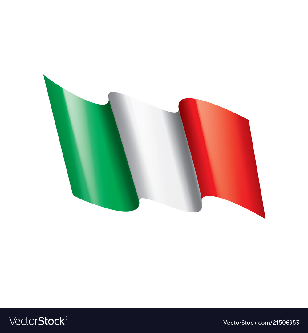 Italy flag Royalty Free Vector Image - VectorStock