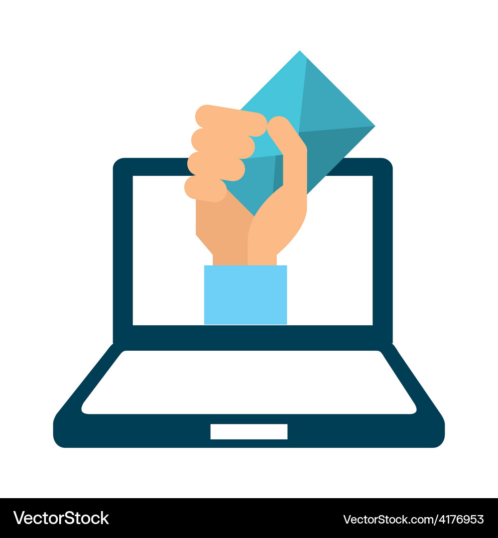 Mail concept Royalty Free Vector Image - VectorStock