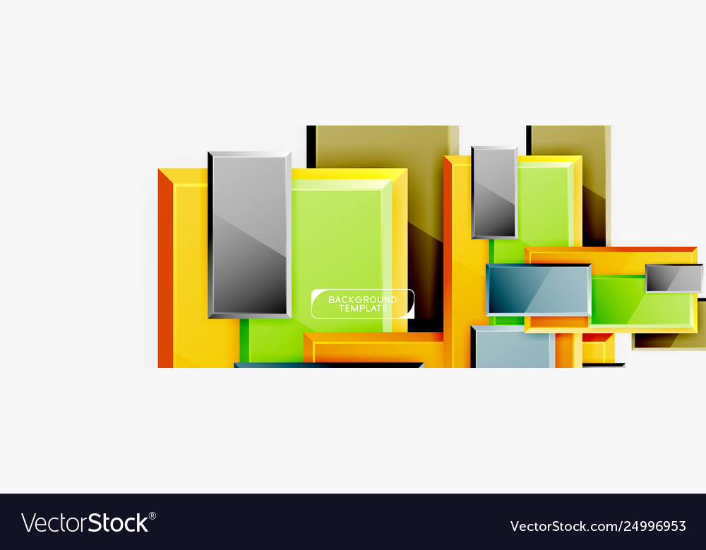 Minimal square banner abstract background Vector Image Minimal square banner abstract background
