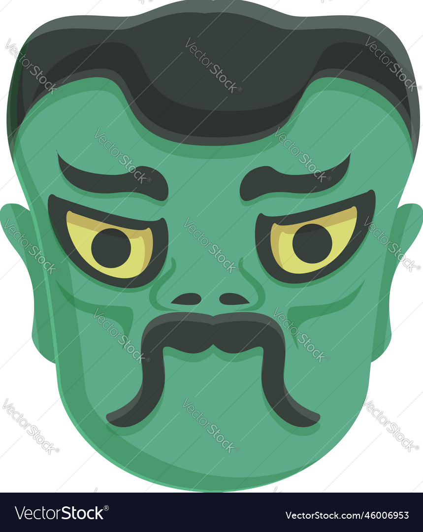 Scared cartoon face Royalty Free Vector Image - VectorStock