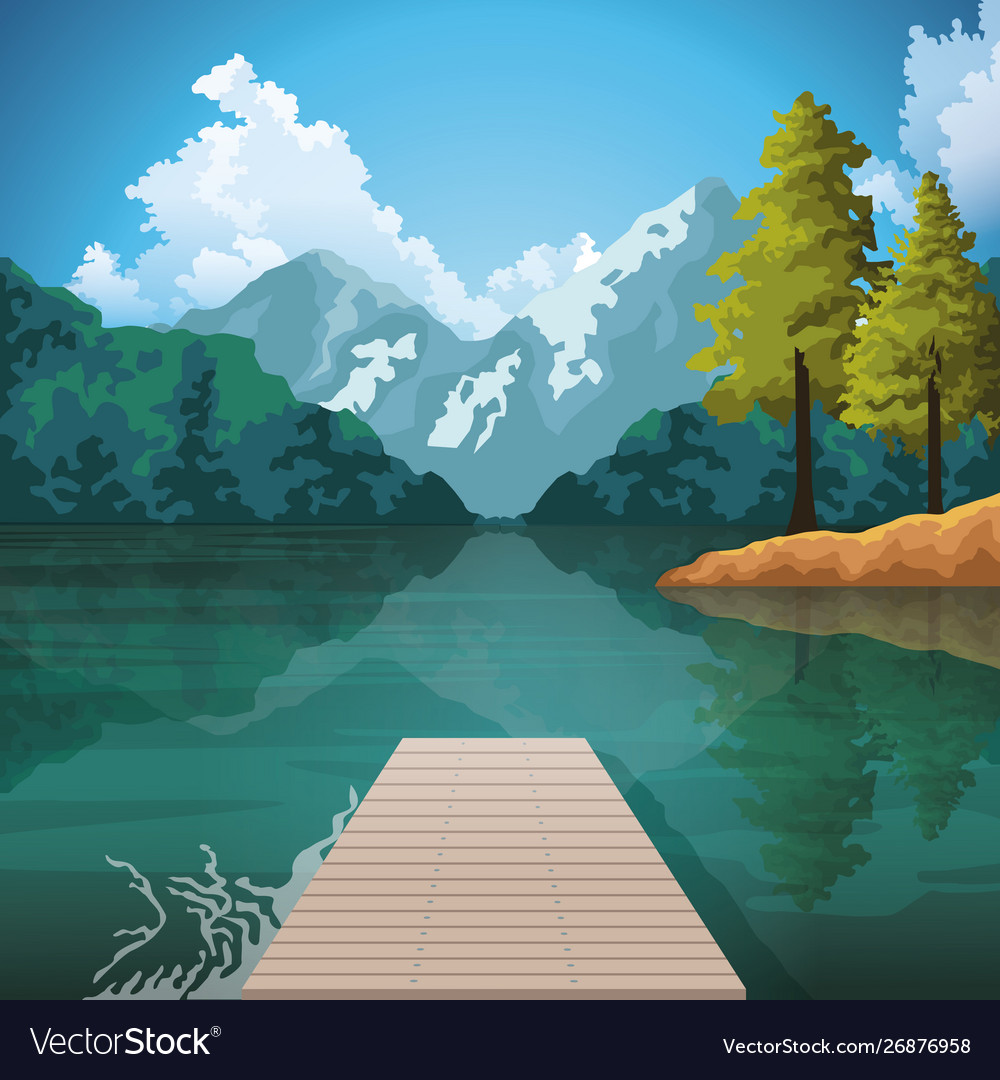 Vector Illustration Of Nature In The Mountains Tourism Tent In Nature  Landscape With Mountains River And Forest Illustration Of Tourism And  Recreation In The Wild Sketch Stock Illustration  Download Image Now 