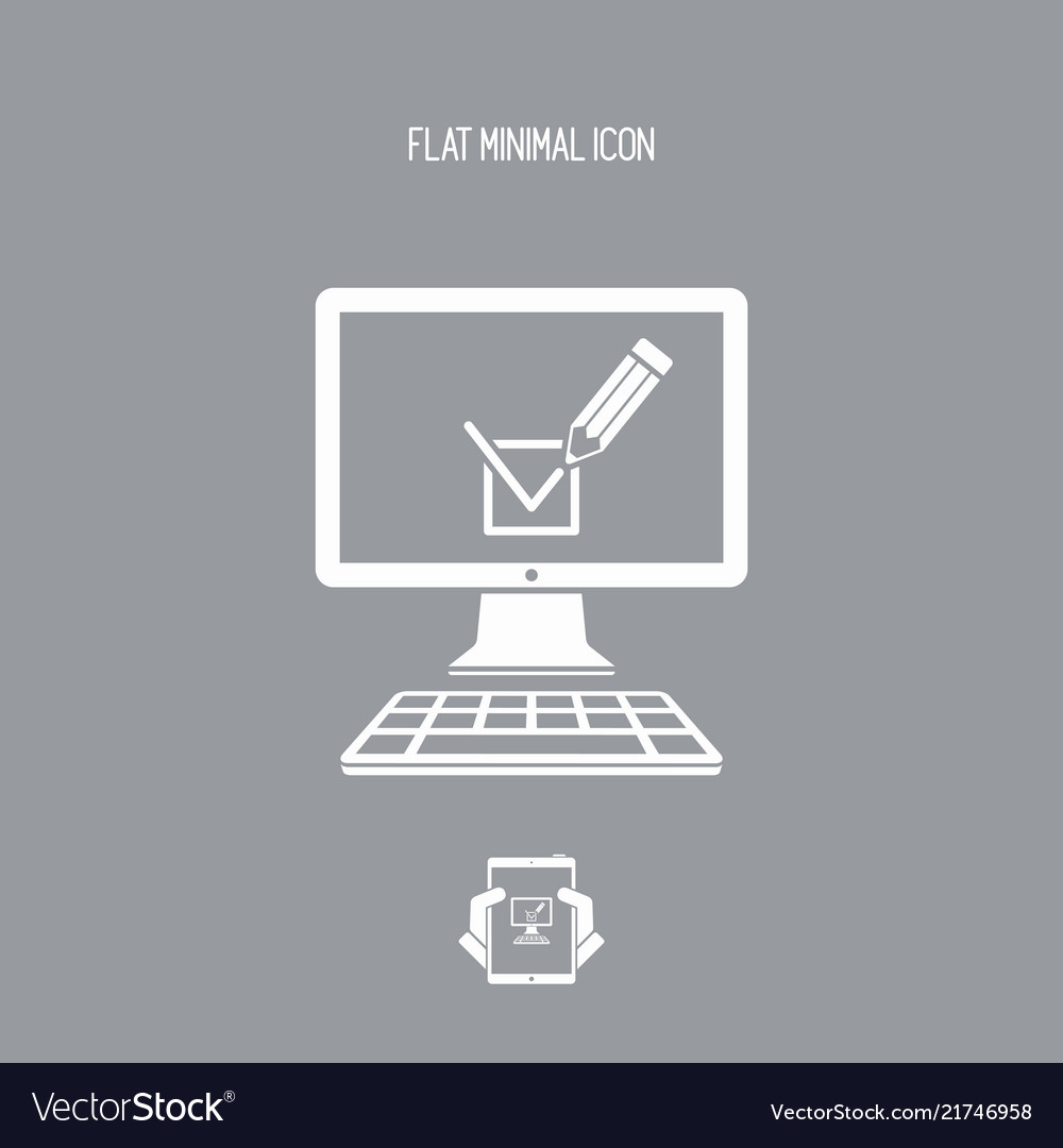 Checking box web icon
