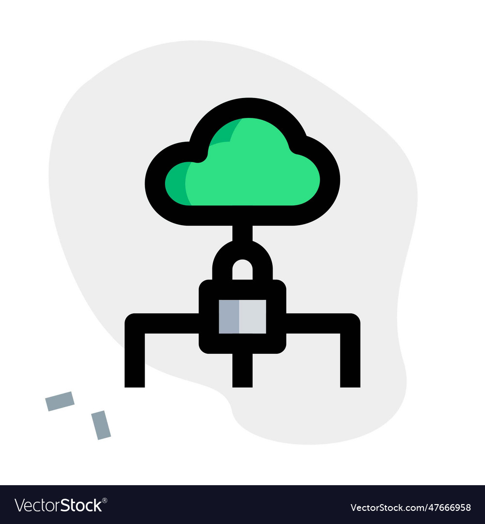 Cloud server used to execute apps and store data