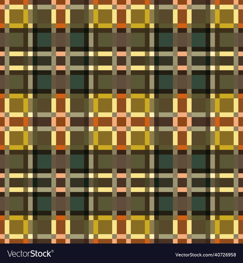 Contrast seamless tartan rectangular pattern