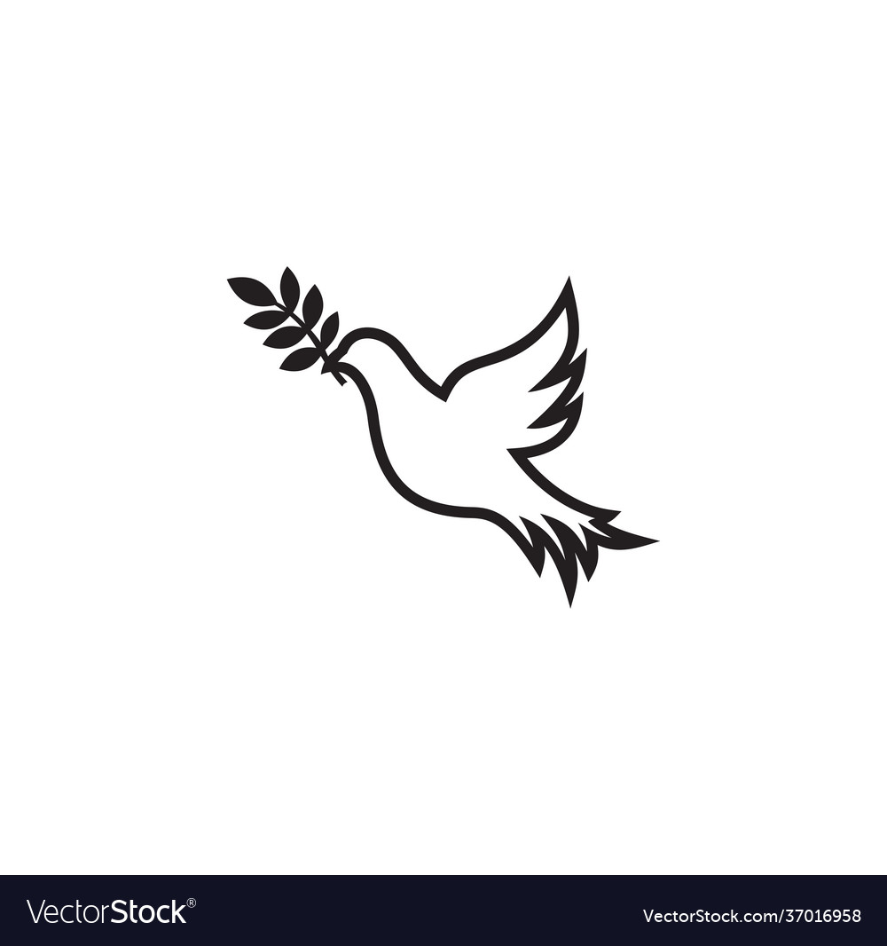 dove-with-olive-branch-royalty-free-vector-image