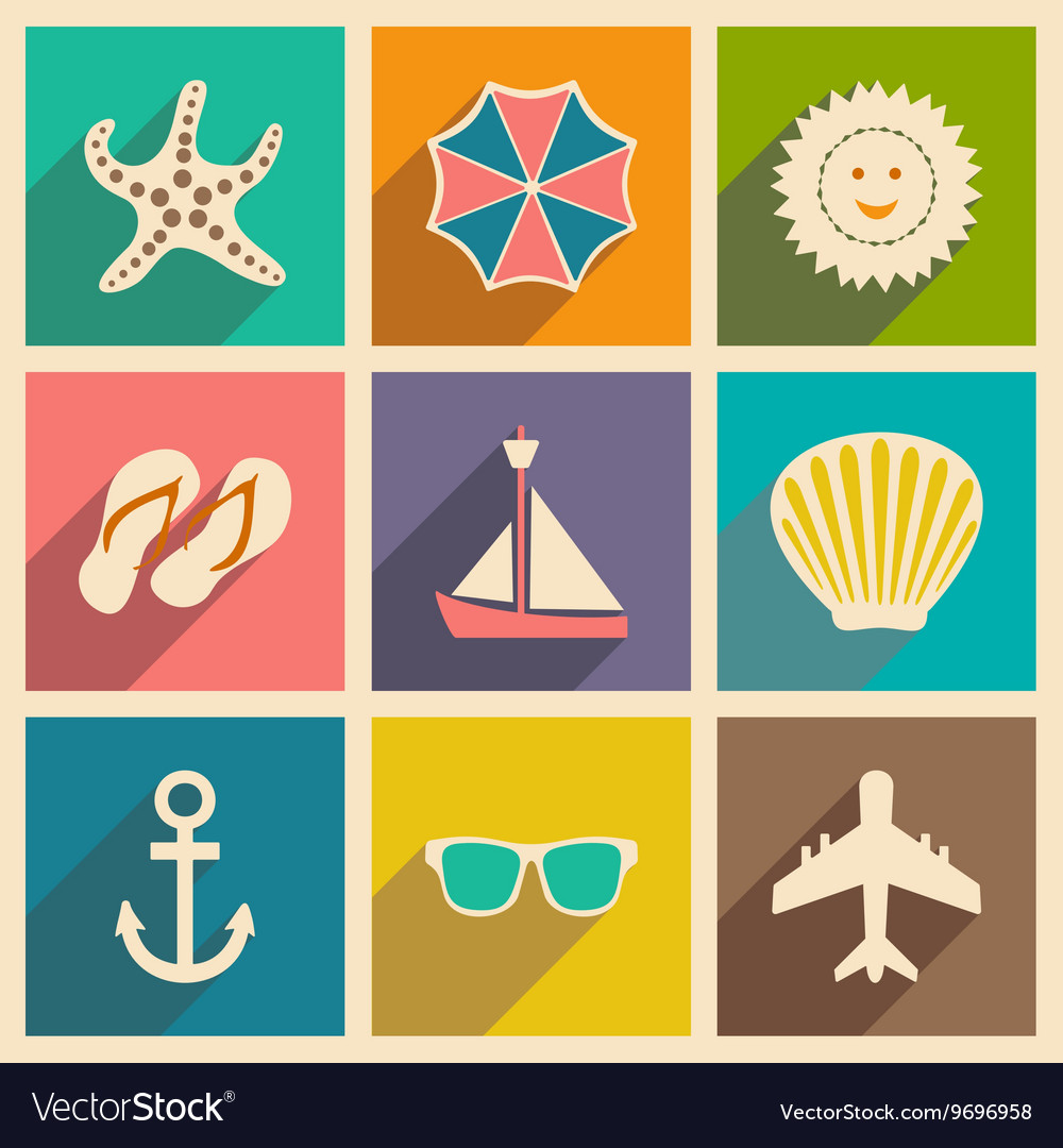 Flat with shadow concept and mobile application
