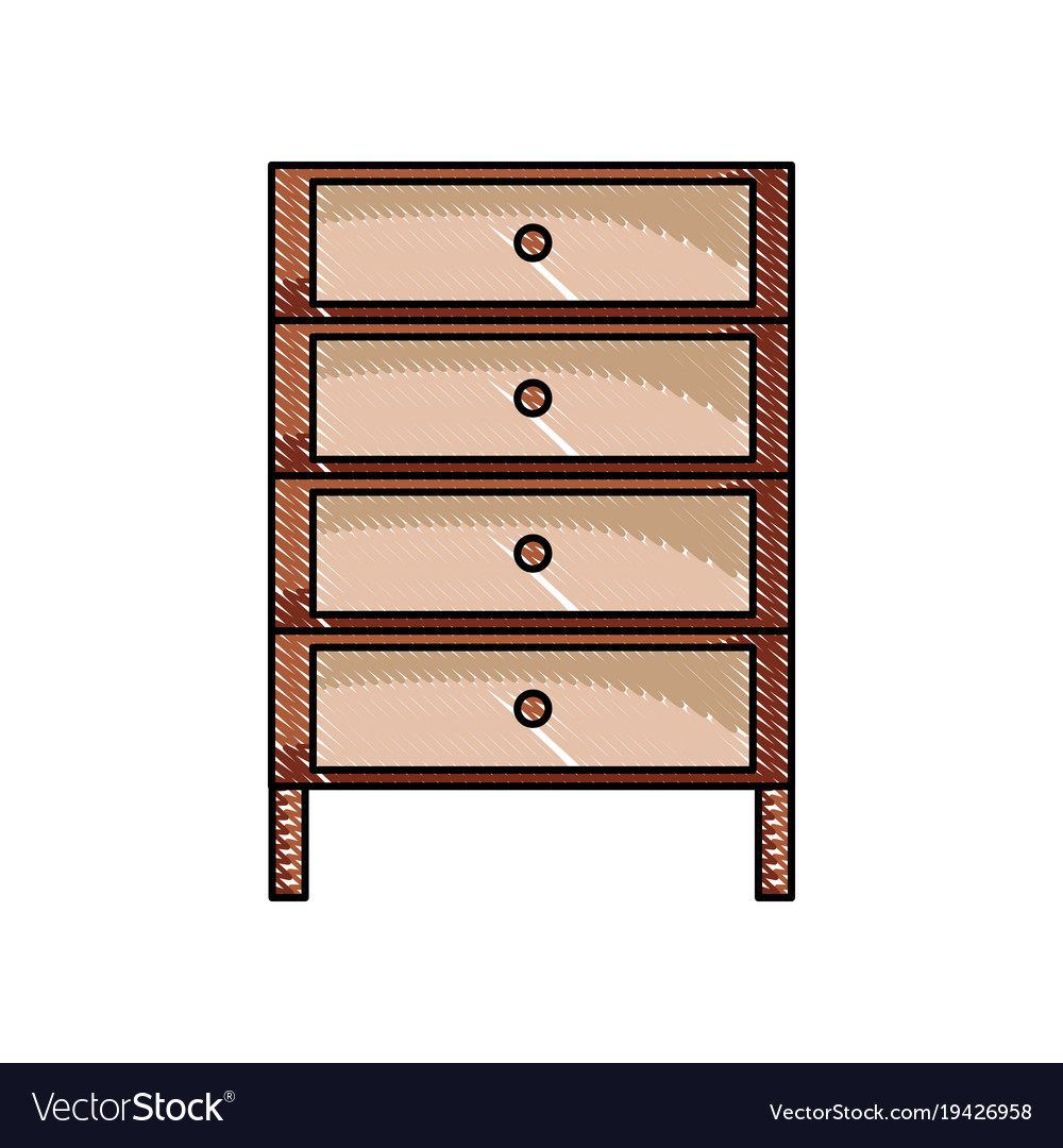 Grated cabinet archive file document with drawer