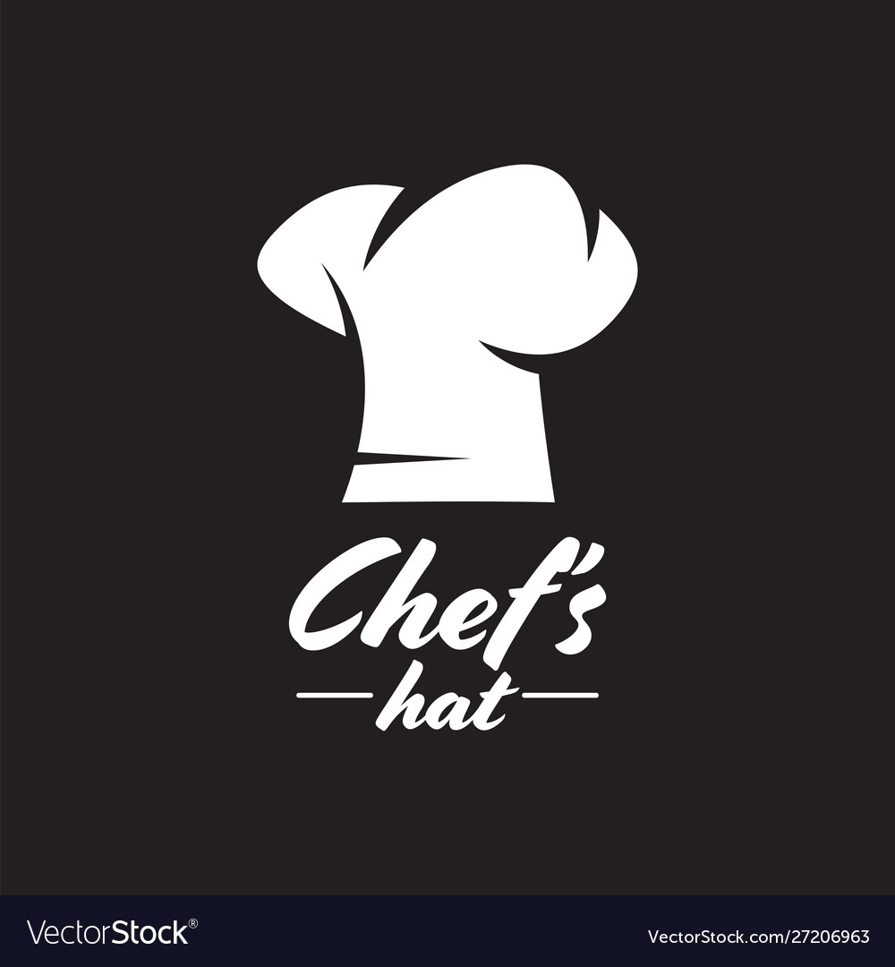 Chef hat graphic design template isolated