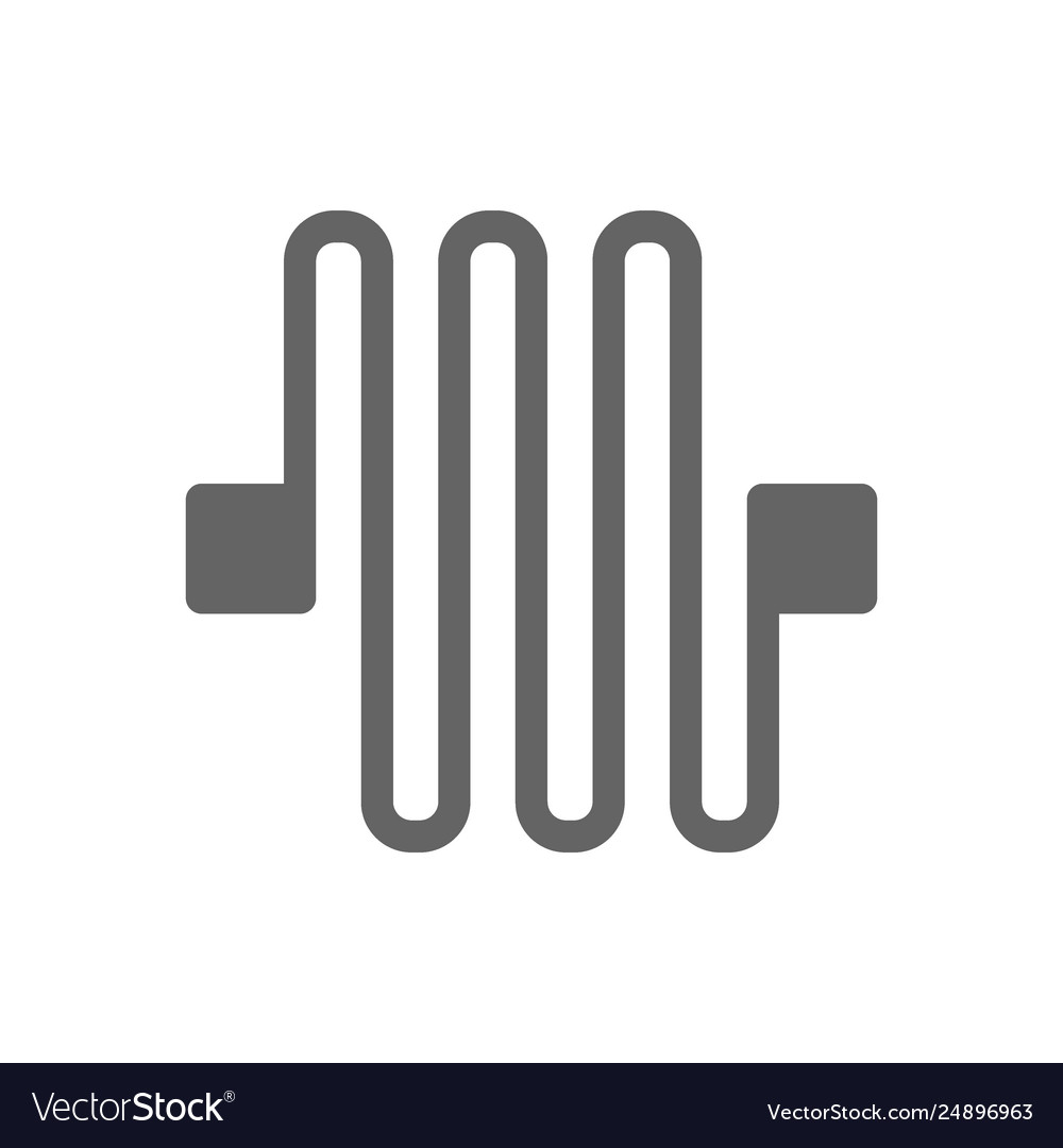 Circuit board line icon