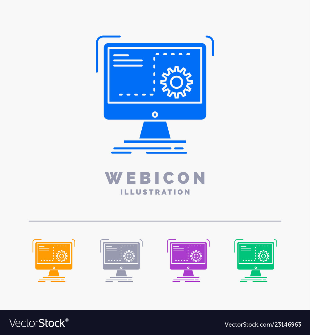 Computer Progress Icons - Prozess und Funktion