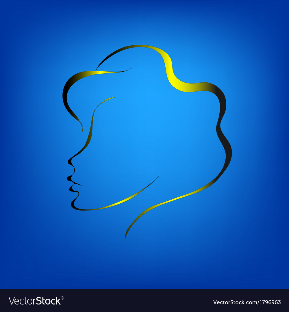 Contour of a womans face1