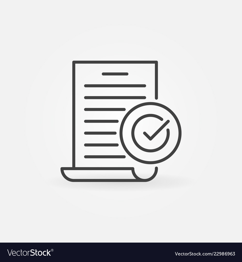 Document with Checkmark Icon