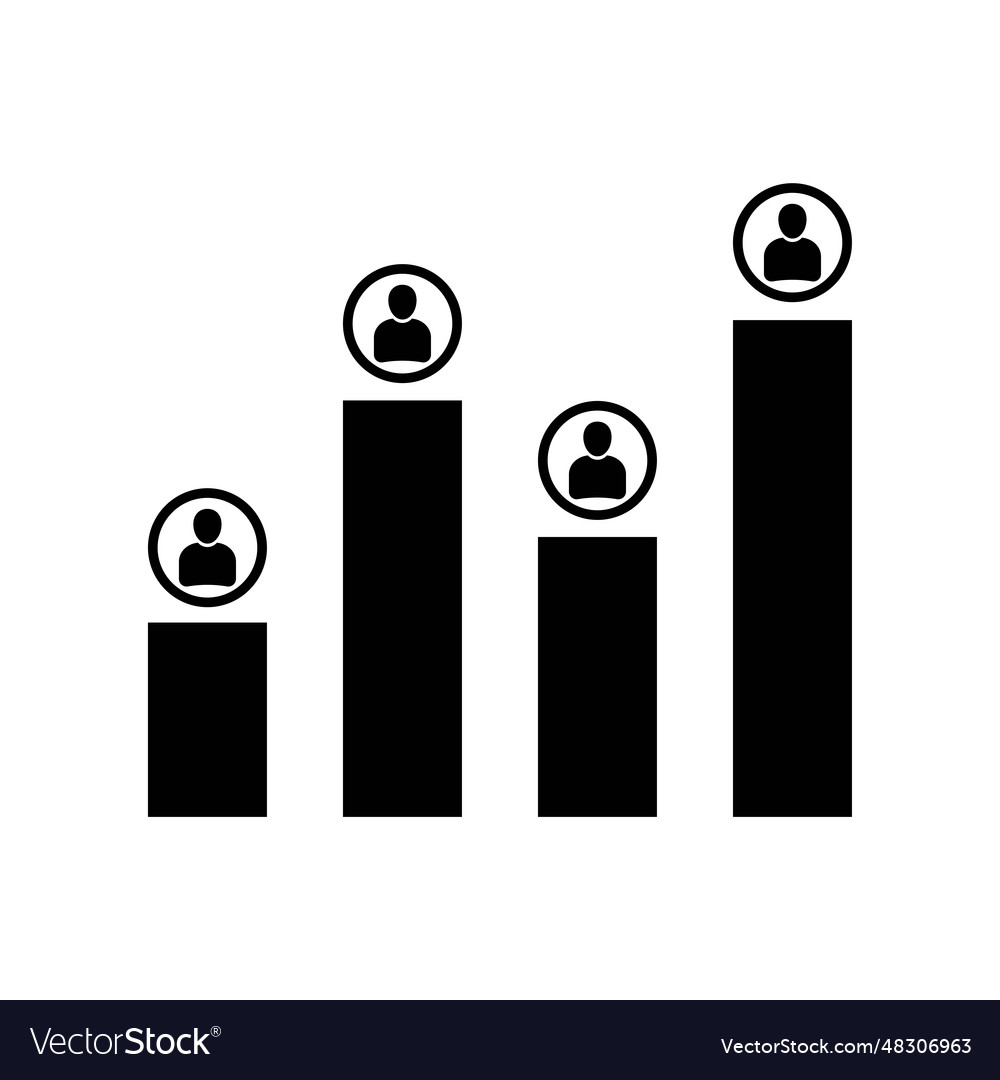 Exit polling icon on white background