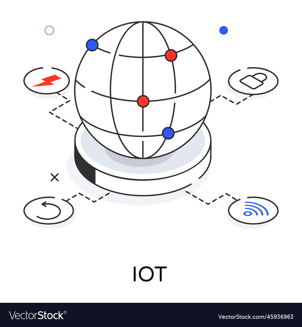 Iot Royalty Free Vector Image - VectorStock