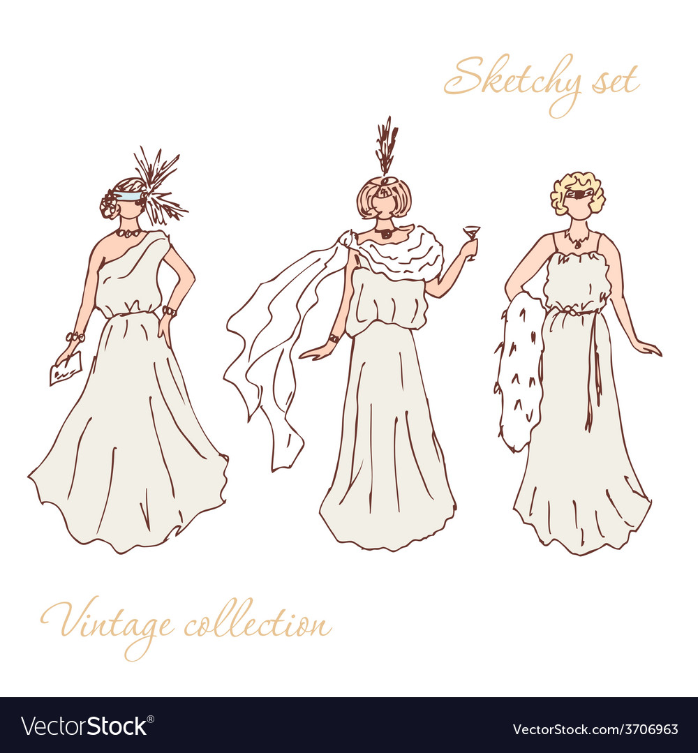 Old fashioned woman design