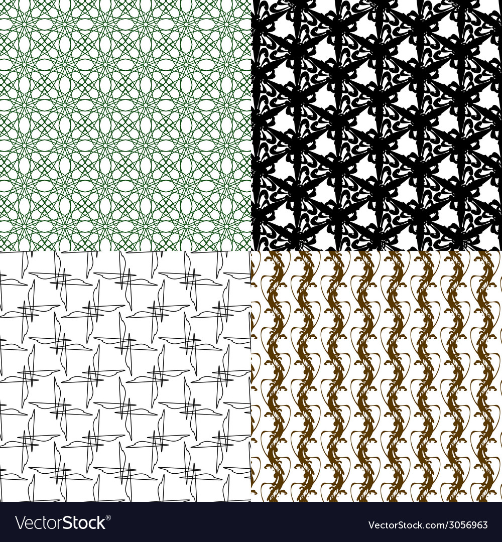 Set of pattern modern stylish texture repeating