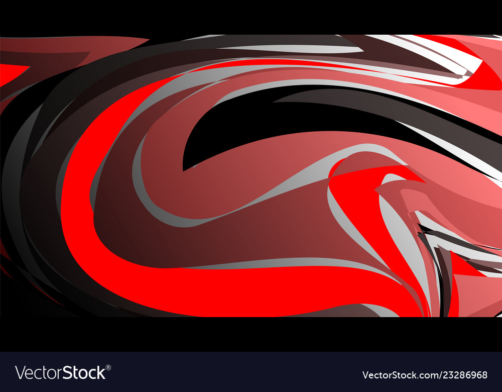 Abstract colorful background with red style wave