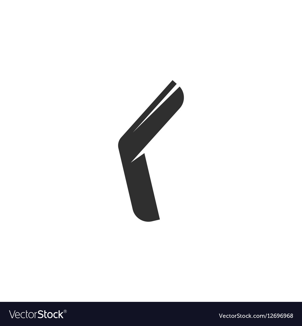 Boomerang icon isolated on a white background Vector Image