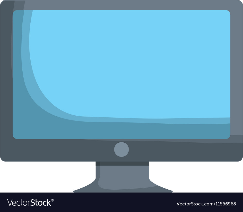 Isolated Computer Device Design Royalty Free Vector Image