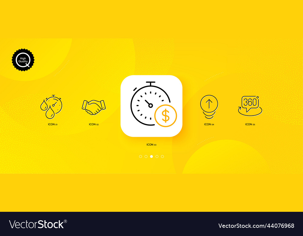 Last minute 360 degree and timer minimal line