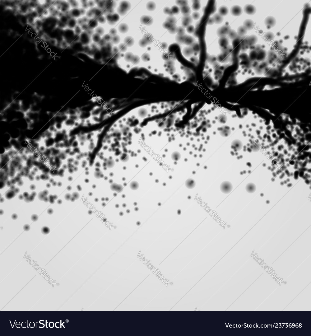 Point explode array emitted particles background vector image Point explode array emitted particles background
