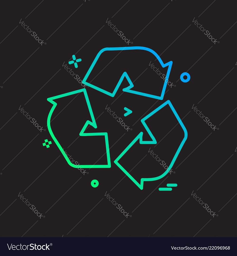 Refresh icon design vector image Refresh icon design