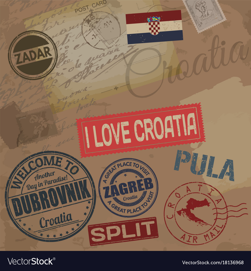 Retro Croatia Stamps