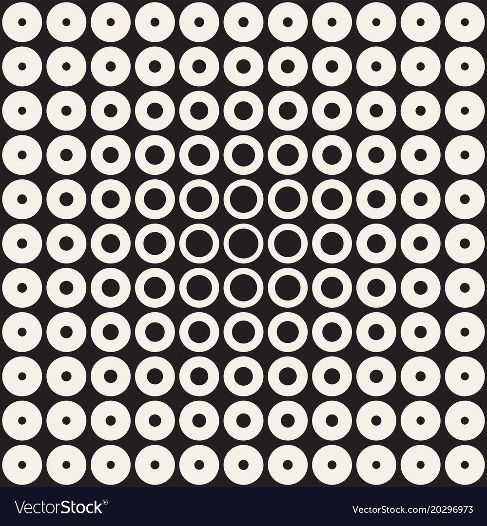 Abstract Halftone Circle Pattern