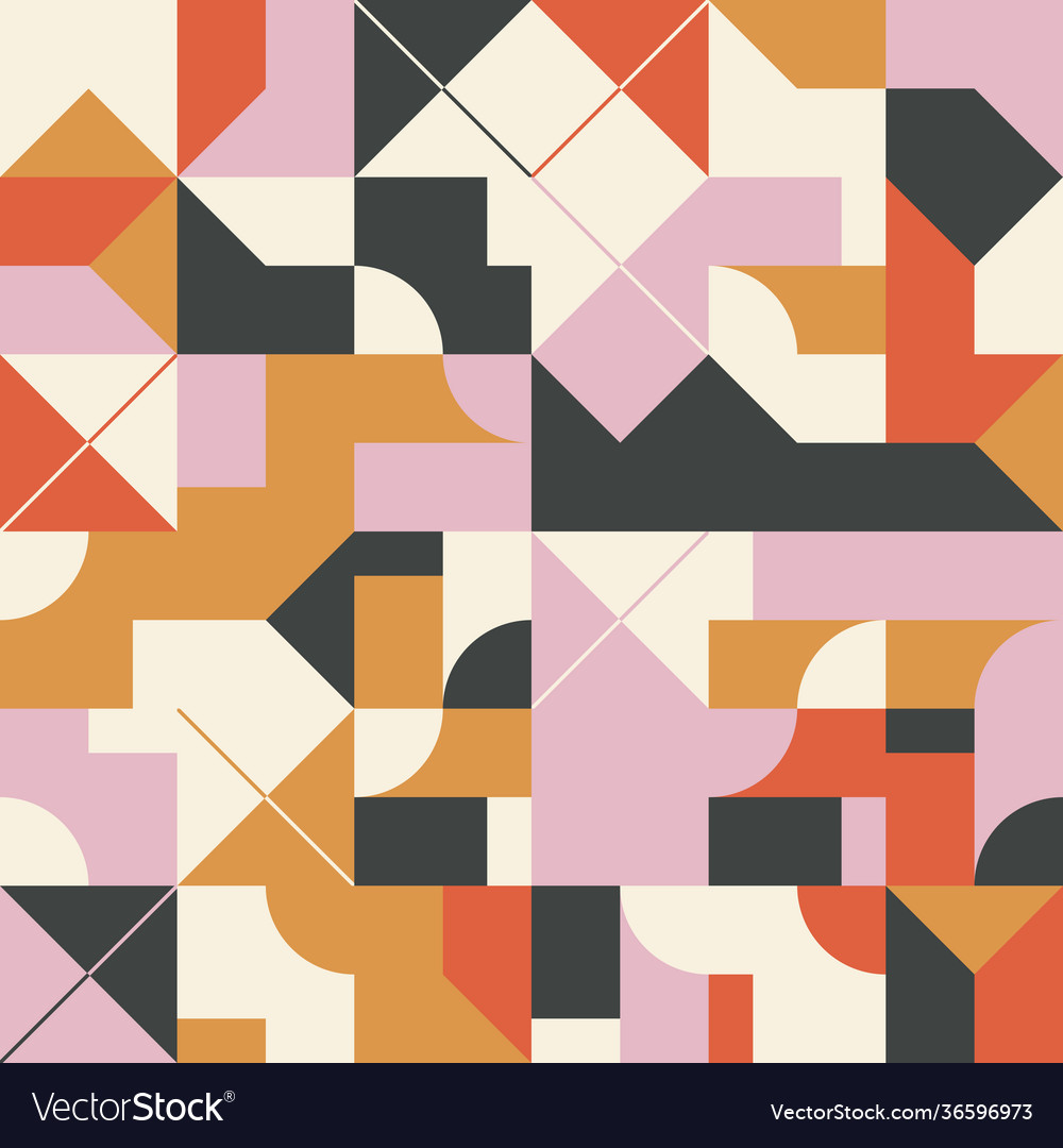 Abstract retro looking pattern vector image Abstract retro looking pattern