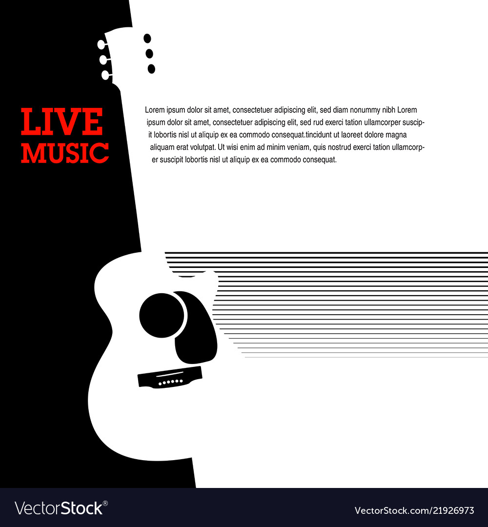 an abstract guitar musical
