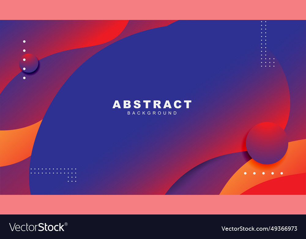 Colorful wavy gradient shape abstract background vector image Colorful wavy gradient shape abstract background
