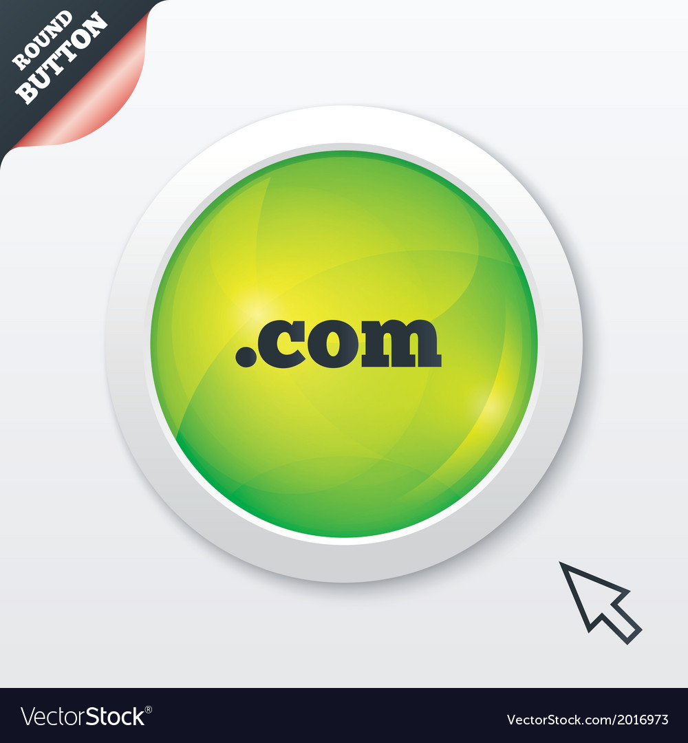 Domain com sign icon top-level internet