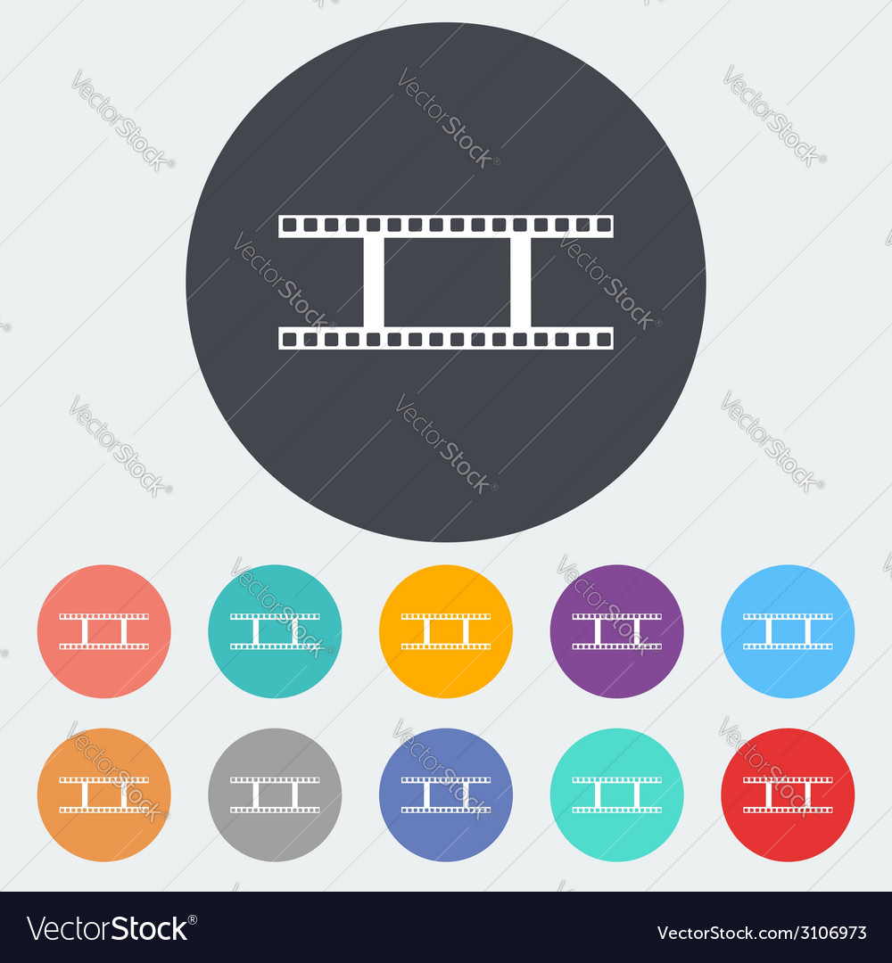 Film flat icon