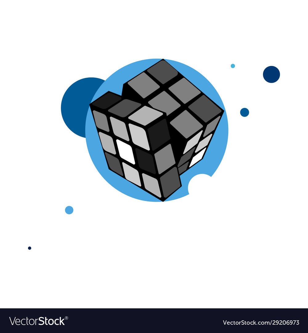Image a game cube with abstract backdrop
