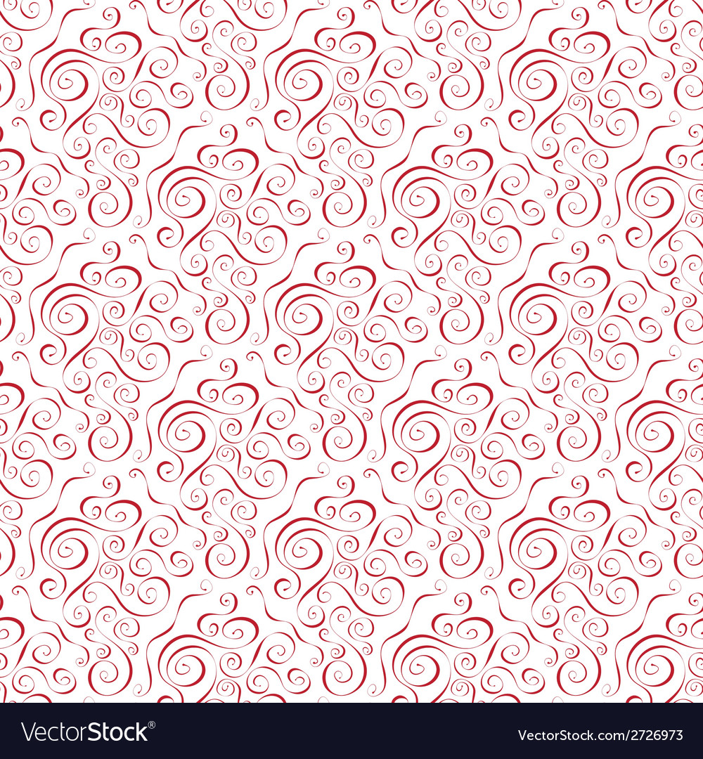 Seamless abstract background with red patterns