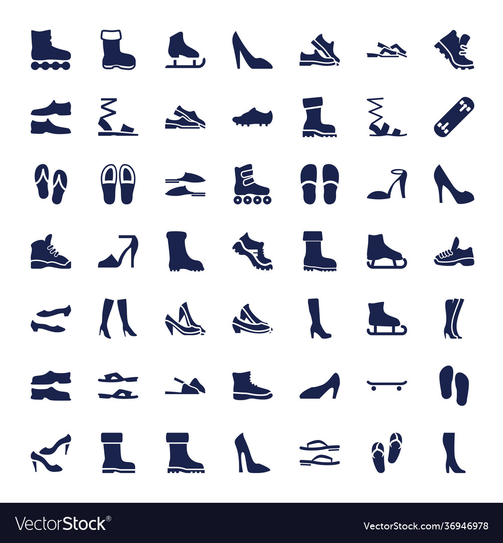 49 footwear icons