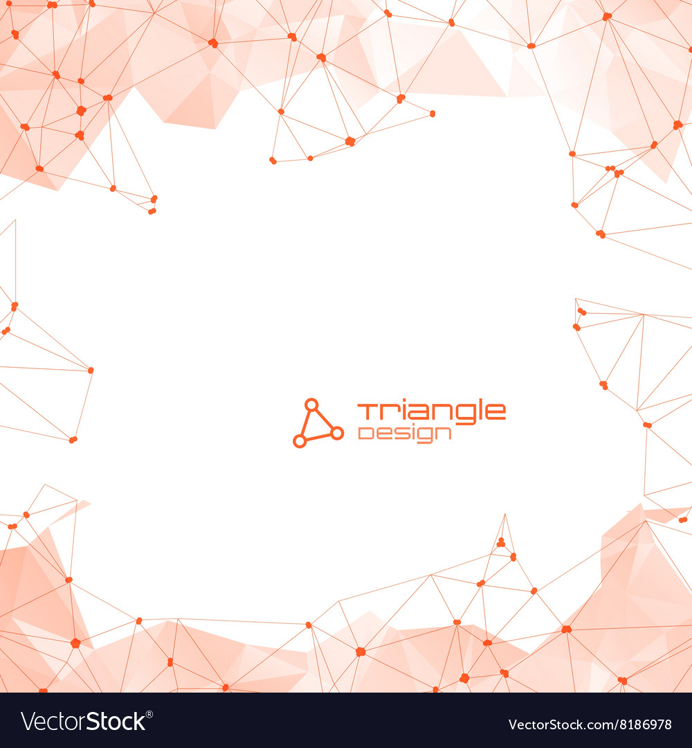 Abstract triangular background