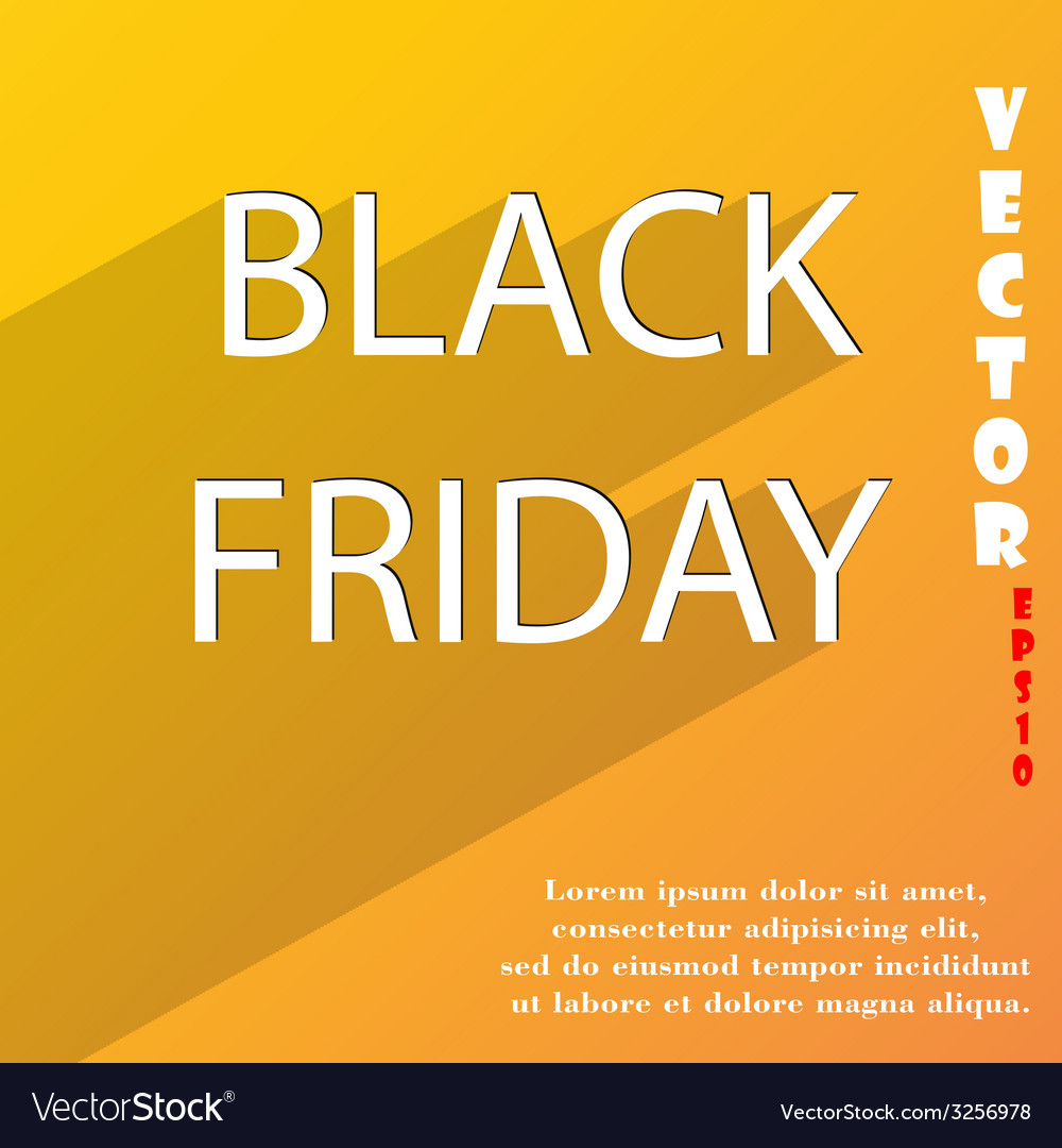 Black Friday Icon Symbol Flat Modern Web Design Vector Image