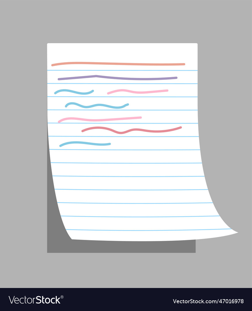 Colorful Notebook Pages