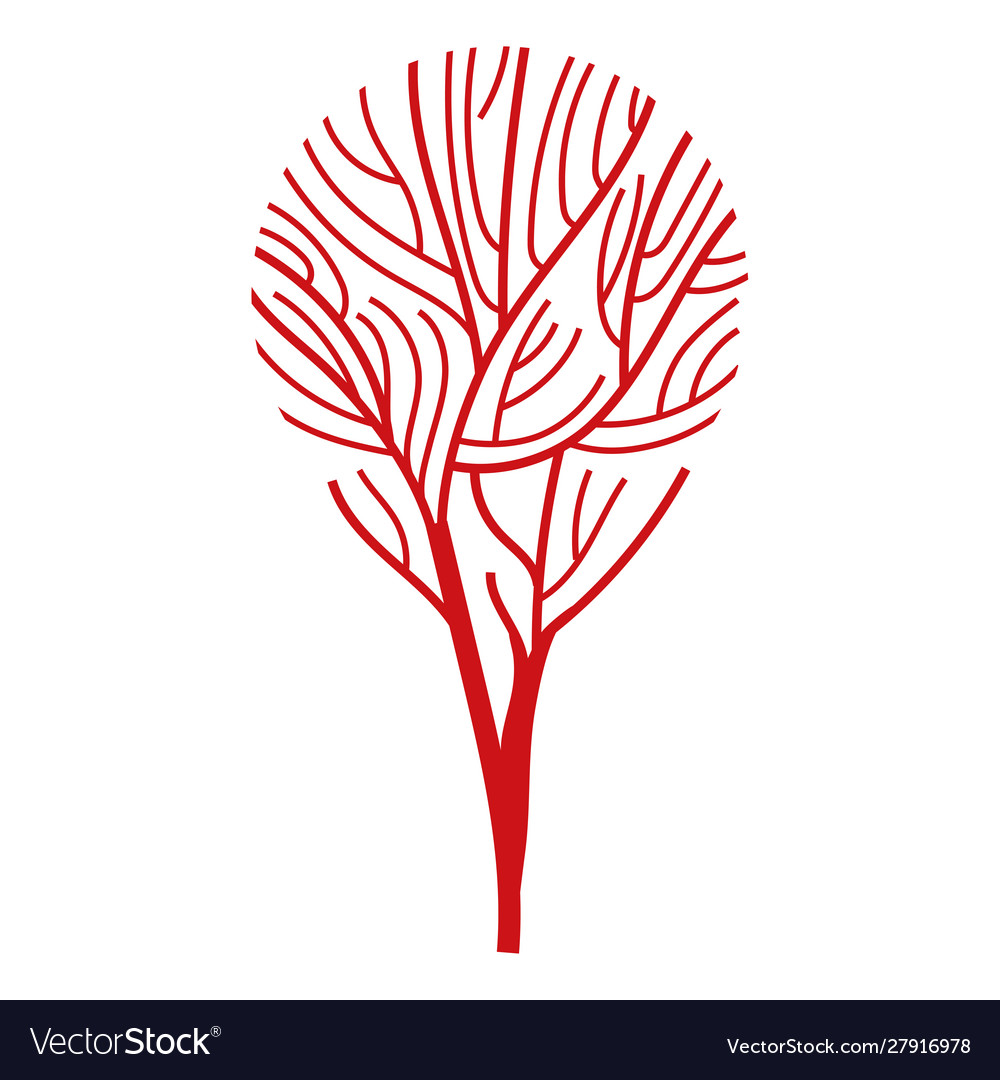 Dry tree plant autumn icon