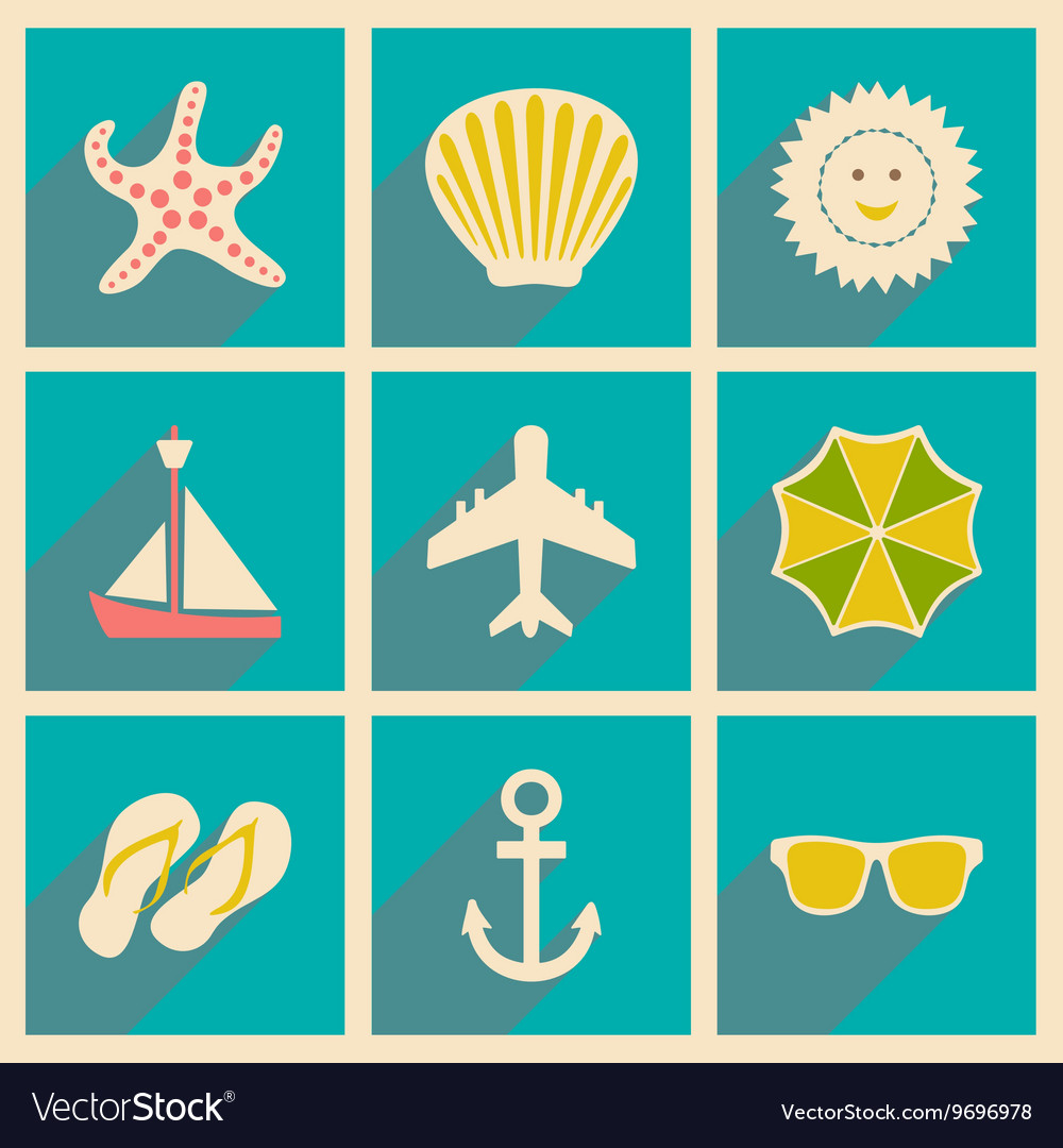 Flat with shadow concept and mobile application