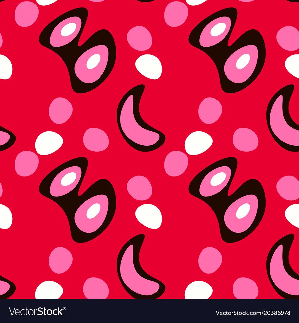 Terror in the dark seamless pattern