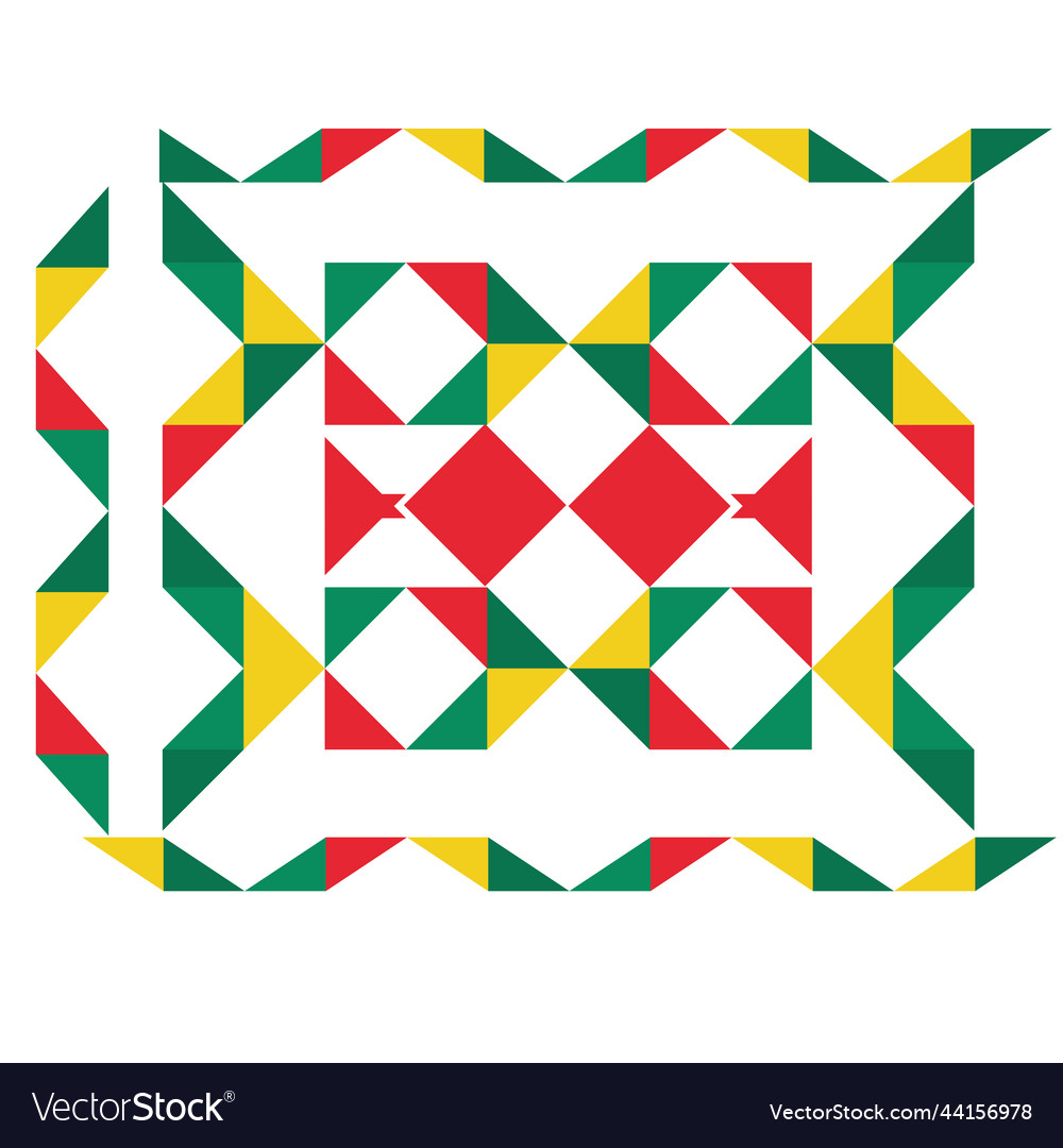 Triangles pattern