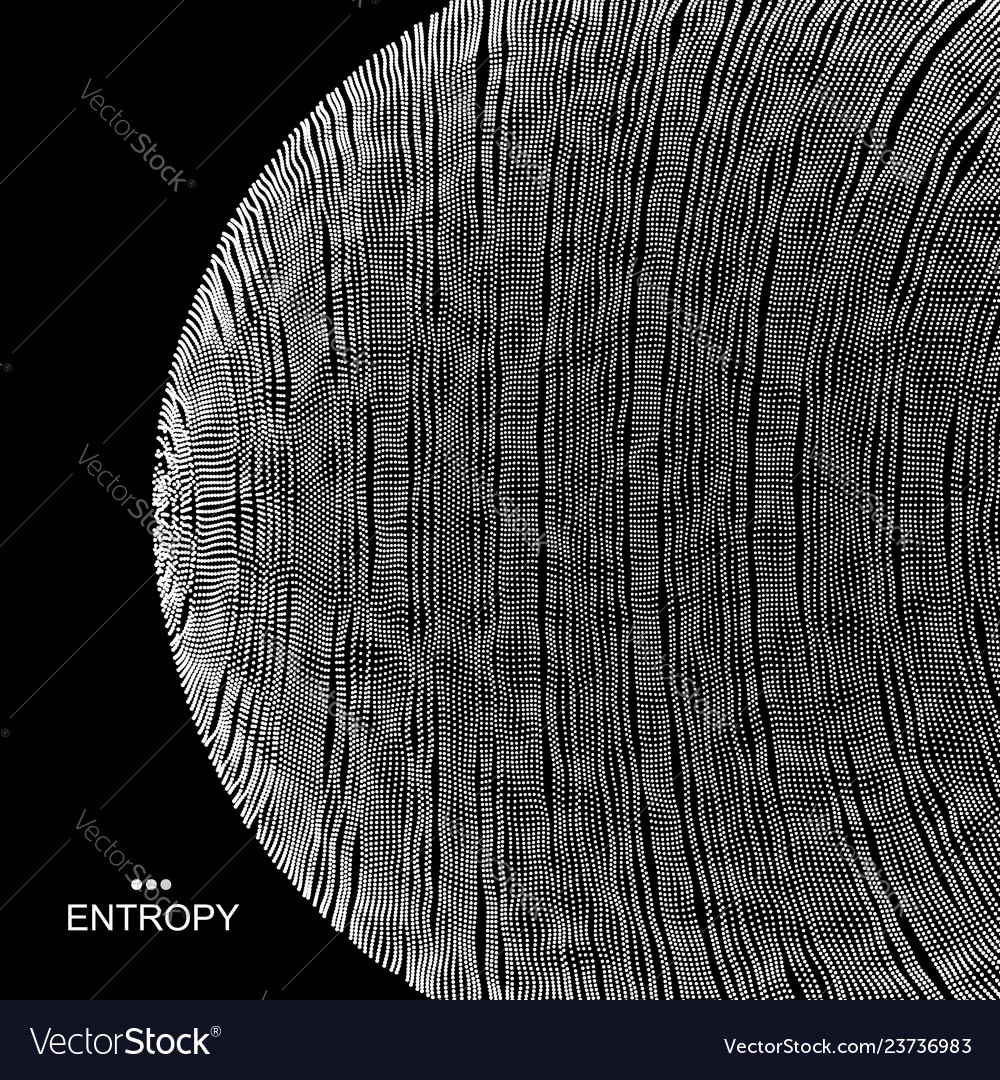 Array with dynamic particles 3d technology style Vector Image Array with dynamic particles 3d technology style
