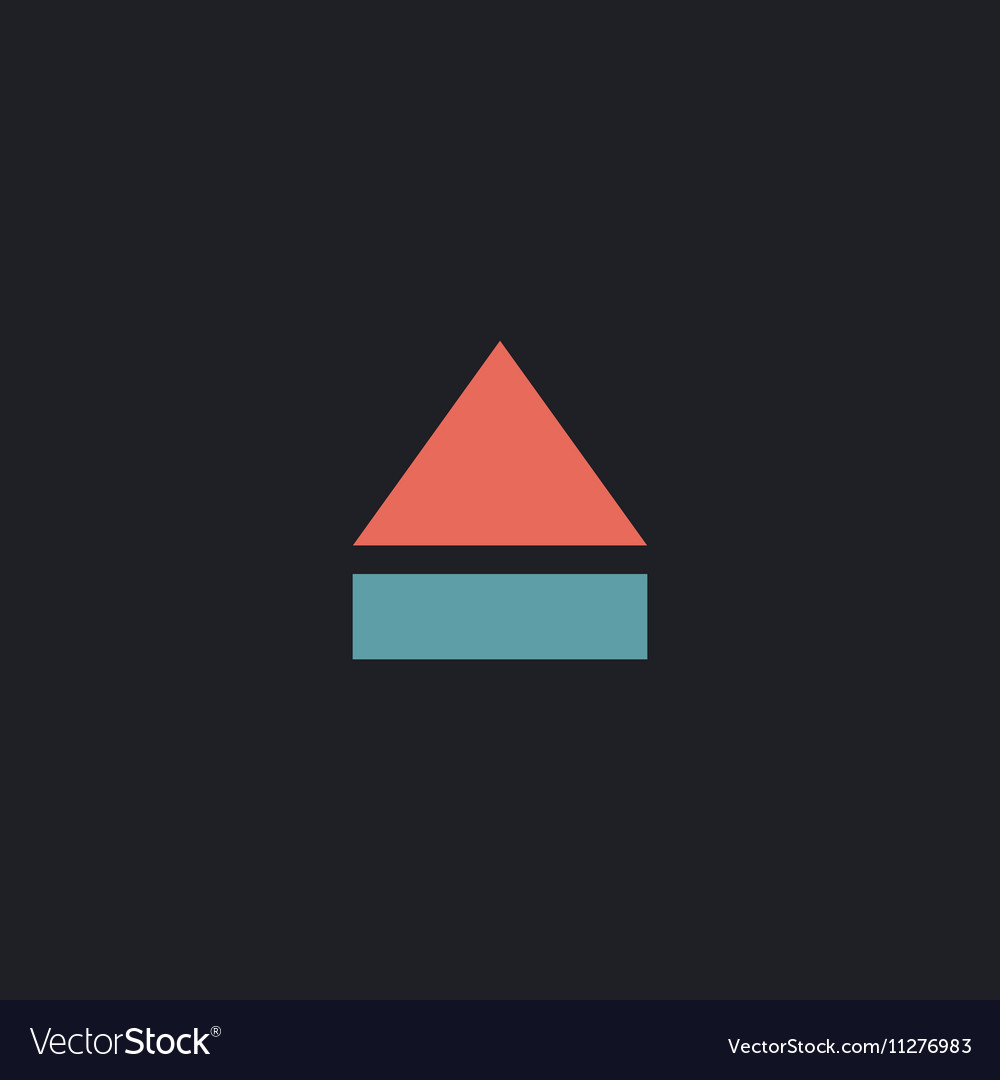 Eject computer symbol