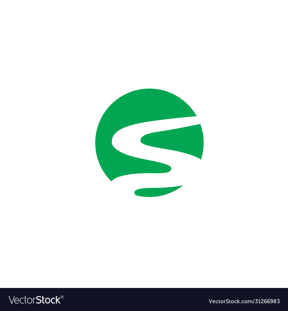Nature River Logo - Stream & Leaf