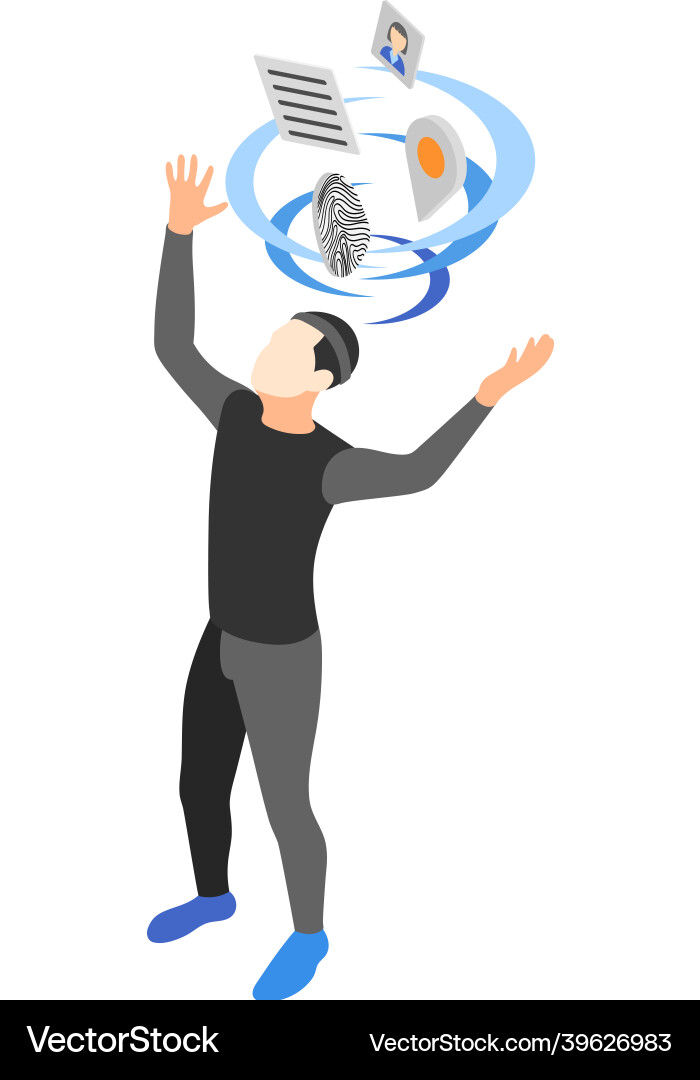 Personal data protection concept Royalty Free Vector Image