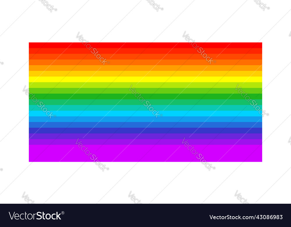 Rainbow graphic element shape