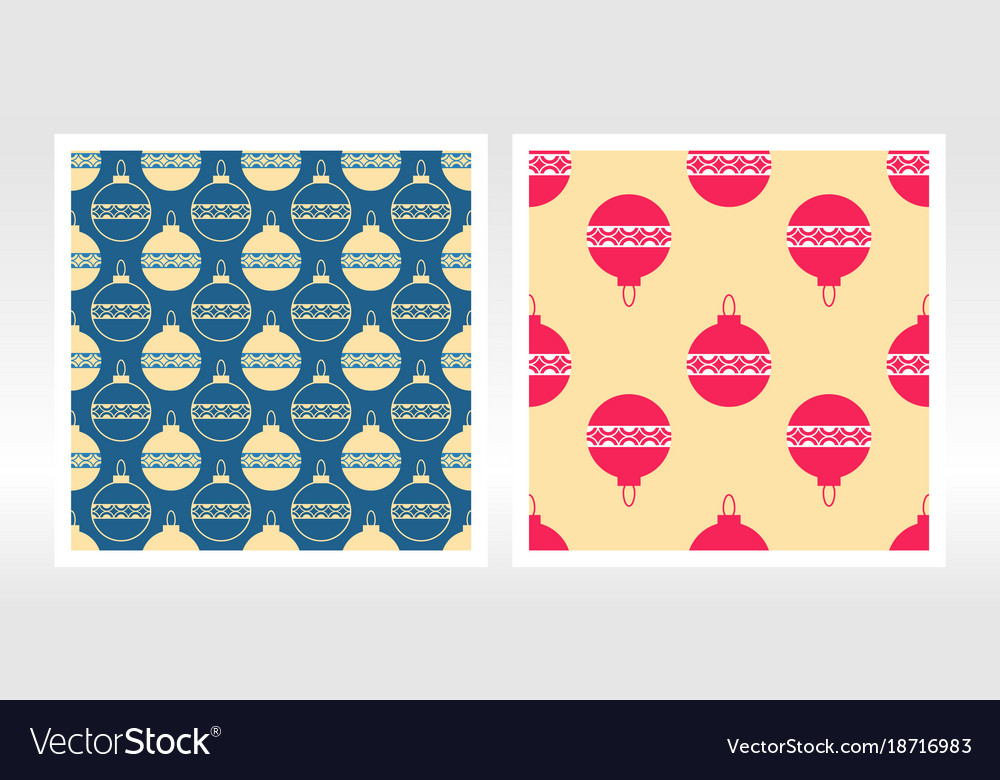 Wrapping paper set seamless pattern